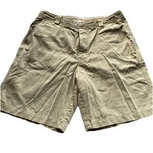 Tommy Bahama‎ Cargo Shorts Beige Men's Size 33 Mens Adult Comfortable Solid Zip